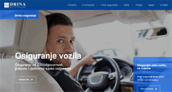 Desktop Screenshot of drina-osiguranje.com